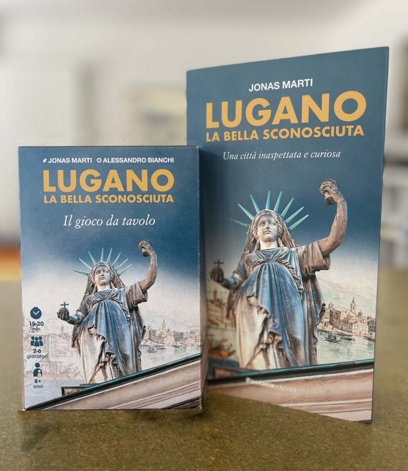 Lugano la bella sconosciuta - COMBO - Gioco da tavolo + libro